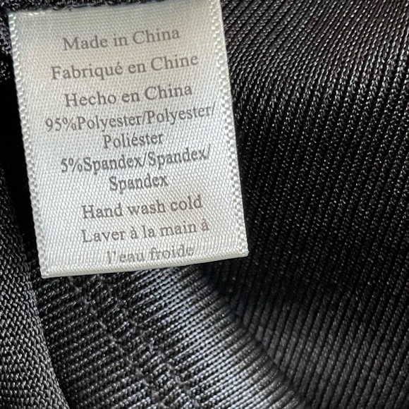 Anthropologie Porridge Black Shine Glam Tee Size L - Picture 5 of 6